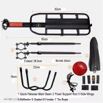 ترکبند پارویی آلومینیوم با گلگیر کد 1642 - ورزشلند