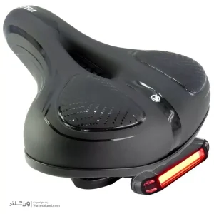 زین دوچرخه ژل طبی ولو پلاس چراغ دار کد 1671