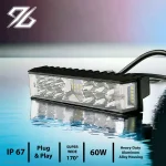پروژکتور فلزی مستطیل کد 1730