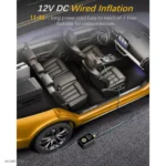 پمپ باد و پاوربانک ماشین و موتور و دوچرخه  Z-car X6 کد 1817 - Image 4