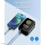 پمپ باد و پاوربانک ماشین و موتور و دوچرخه  Z-car X6 کد 1817 - Image 11