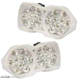 پروژکتور 18 ال ای دی فلش زن دو حالته جفتی