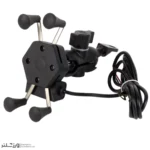 هولدر موبایل موتور سیکلت با شارژر