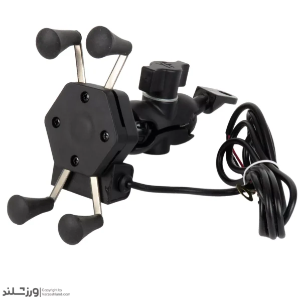 هولدر موبایل موتور سیکلت با شارژر