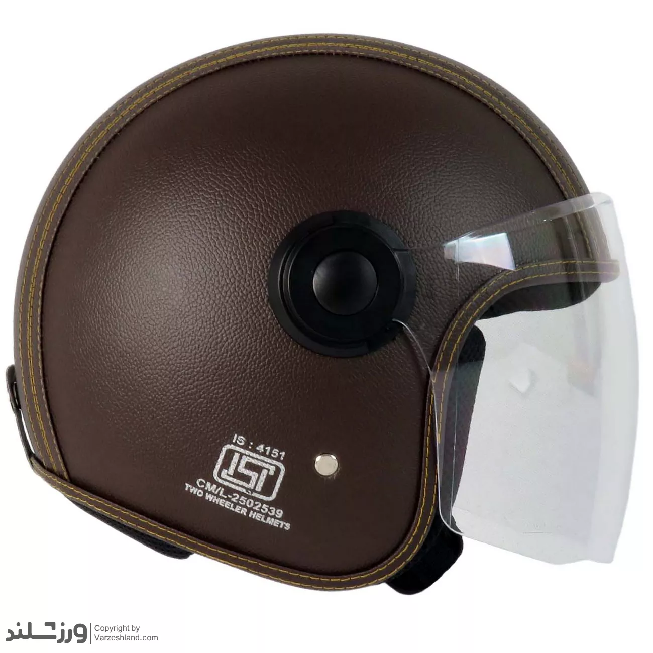 کلاه کاسکت چرم کلاسیک Bronze کلاه کاسکت چرم کلاسیک Bronze