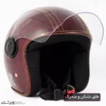 کلاه کاسکت چرم کلاسیک Crimson کد 1958 - Image 2