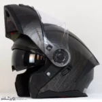 کلاه کاسکت رادین عینک دار فک متحرک Carbon Style کد 1942 - Image 6