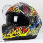 کلاه کاسکت رادین فک متحرک Graffix کد 1949 - Image 5