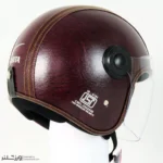 کلاه کاسکت چرم کلاسیک Crimson کد 1958 - Image 3