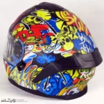 کلاه کاسکت رادین فک متحرک Graffix کد 1949 - Image 9