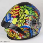 کلاه کاسکت رادین فک متحرک Graffix کد 1949 - Image 10