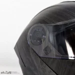 کلاه کاسکت رادین عینک دار فک متحرک Carbon Style کد 1942 - Image 9