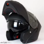 کلاه کاسکت رادین فک متحرک Shadow Black کد 1941 - Image 6