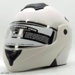 کلاه کاسکت فک متحرک فالکون White Falcon کد 1926 - Image 3