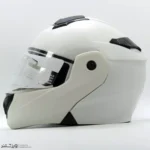 کلاه کاسکت فک متحرک فالکون White Falcon کد 1926 - Image 2