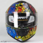 کلاه کاسکت رادین فک متحرک Graffix کد 1949 - Image 4