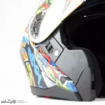 کلاه کاسکت رادین فک متحرک Graffix کد 1949 - Image 20