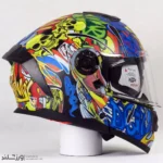 کلاه کاسکت رادین فک متحرک Graffix کد 1949 - Image 2