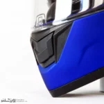 کلاه کاسکت رادین عینک دار فک متحرک Vortex Blue کد 1941 - Image 10