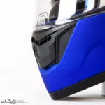 کلاه کاسکت رادین عینک دار فک متحرک Vortex Blue کد 1941 - Image 9