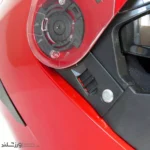 کلاه کاسکت رادین فک متحرک Blaze Red کد 1941 - Image 9