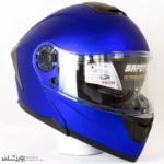 کلاه کاسکت رادین عینک دار فک متحرک Vortex Blue کد 1941 - Image 3