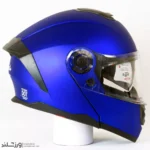 کلاه کاسکت رادین عینک دار فک متحرک Vortex Blue کد 1941 - Image 2