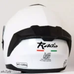 کلاه کاسکت رادین عینک  دار فک متحرک Ghost White کد 1941 - Image 10