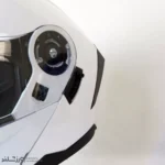 کلاه کاسکت رادین عینک  دار فک متحرک Ghost White کد 1941 - Image 12