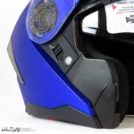 کلاه کاسکت رادین عینک دار فک متحرک Vortex Blue کد 1941 - Image 7