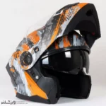 کلاه کاسکت رادین عینک دار فک متحرک StormStrike کد 1944 - Image 9