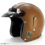 کلاه کاسکت چرم Retro Rider کد 1918 - Image 4