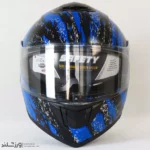 کلاه کاسکت رادین عینک دار فک متحرک  Midnight Splash کد 1945 - Image 2