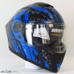 کلاه کاسکت رادین عینک دار فک متحرک  Midnight Splash کد 1945 - Image 3