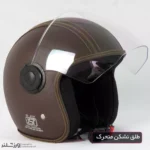 کلاه کاسکت چرم کلاسیک Bronze کد 1958 - Image 3