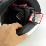 کلاه کاسکت فک متحرک فالکون White Falcon کد 1926 - Image 11