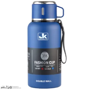فلاسک دوجداره گرم و سرد JK آبی