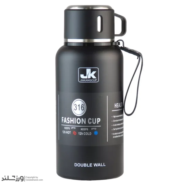 فلاسک دوجداره گرم و سرد JK مشکی