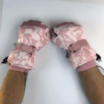 دستکش دوپوش زمستانی Rosette زنانه کد 1967 - Image 7