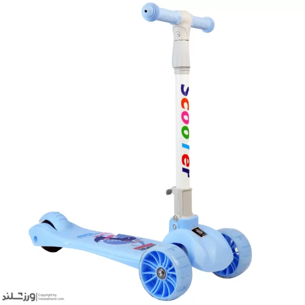 اسکوتر چراغدار موج آبی