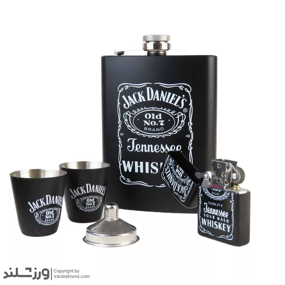 فلاسک جیبی و فندک Jack Daniel’s فلاسک جیبی و فندک Jack Daniel’s