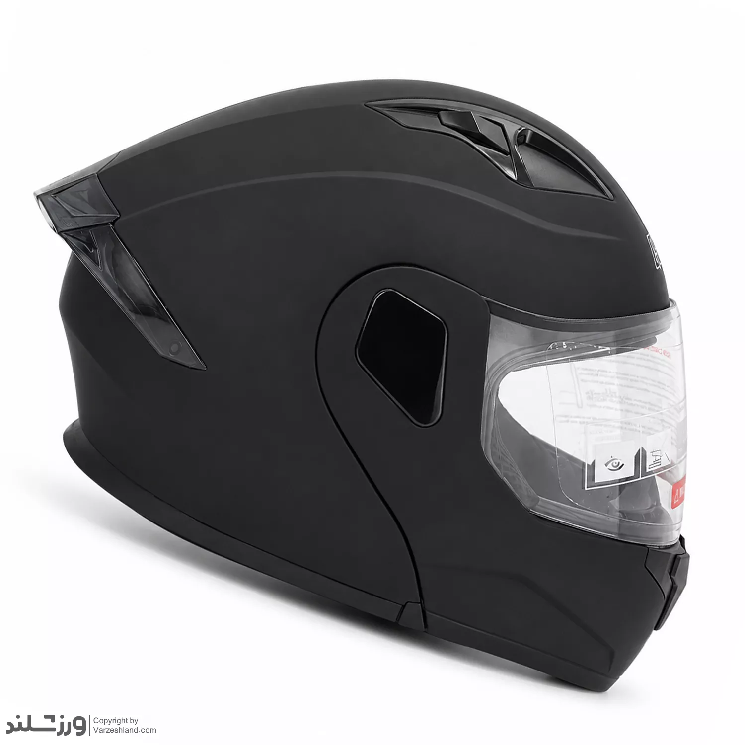 00 کلاه کاسکت QSTK فک متحرک عینک دار کد 2321 - سایز XL - Image 1