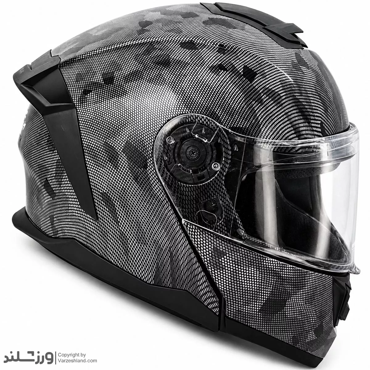 0 کلاه کاسکت فک متحرک رادین چریکی کد 2198 – سایز 58-62 - Image 1