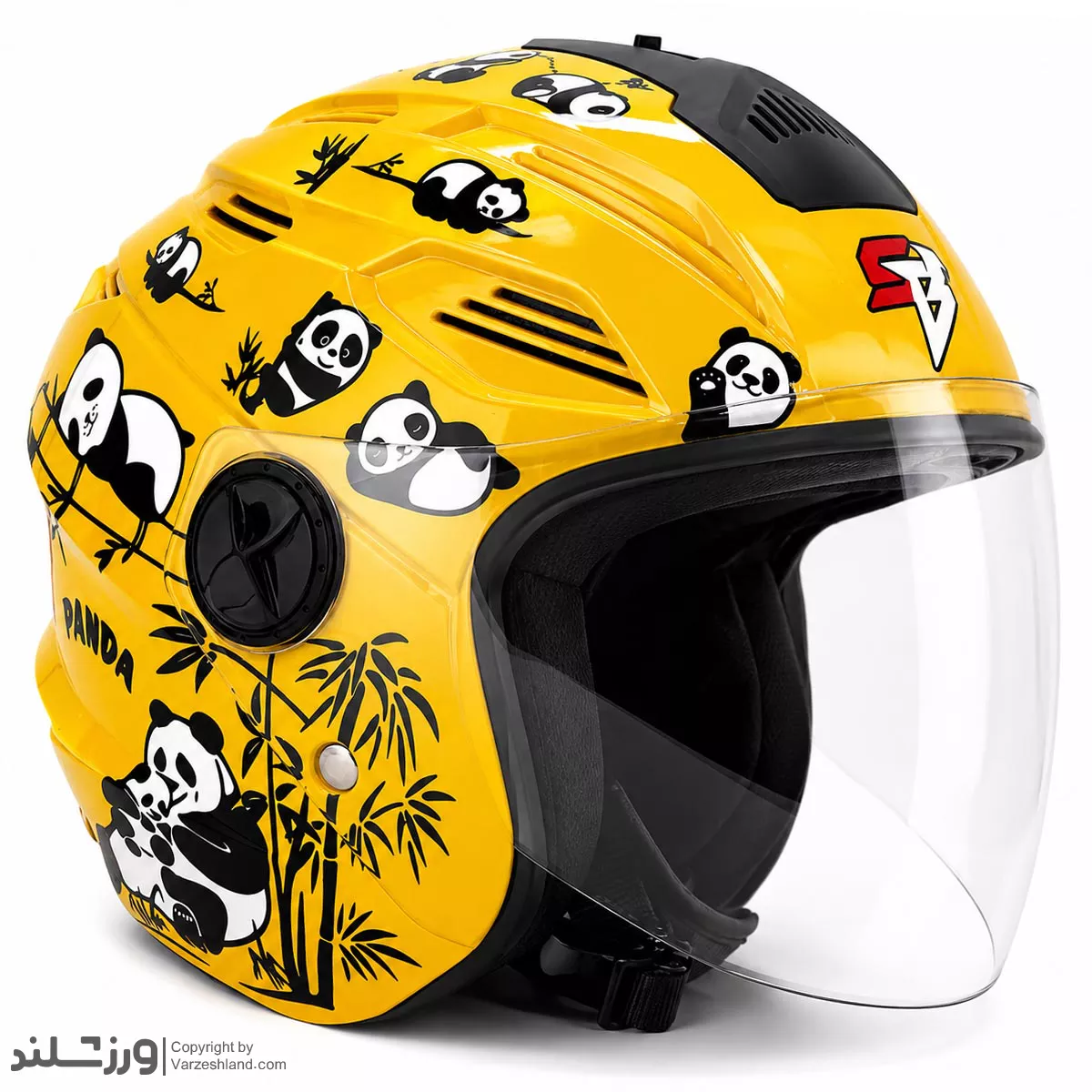 کلاه کاسکت بچگانه بدون فک YellowPanda کلاه کاسکت بچگانه بدون فک YellowPanda