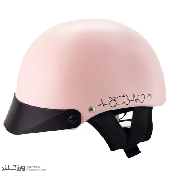 کلاه کاسکت نیمه Pink Light تفتان