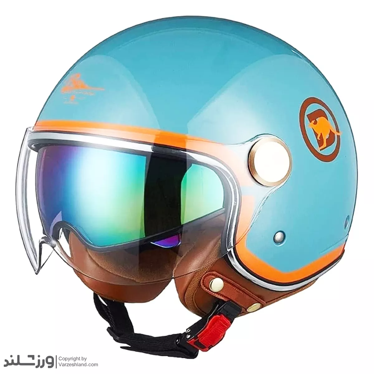 0 کلاه کاسکت بدون فک Blue light وسپایی بیون کد 2437 – سایز L - XXL - Image 1