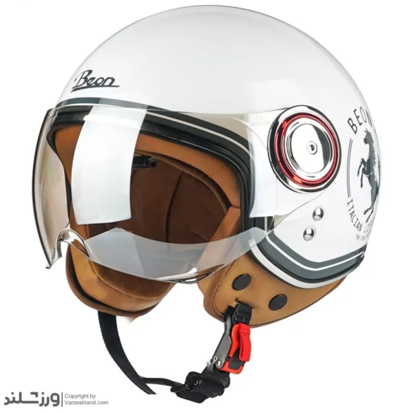 کلاه کاسکت بدون فک White وسپایی