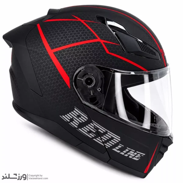 کلاه کاسکت فک متحرک black ردلاین