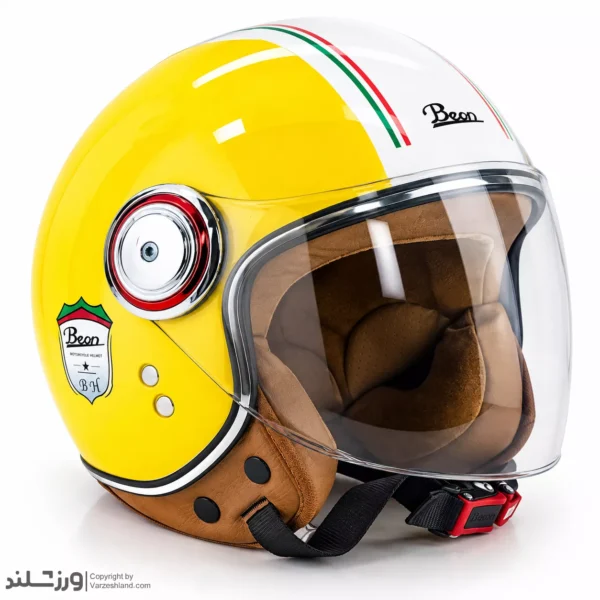 کلاه کاسکت بدون فک Yellow وسپایی