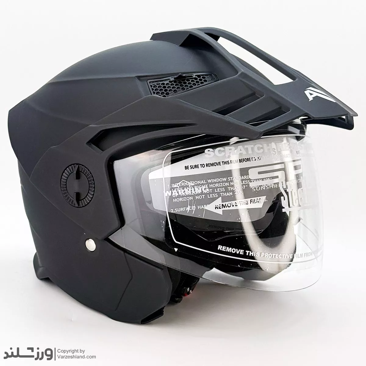 کلاه کاسکت ادونچری Matte Black کلاه کاسکت ادونچری Matte Black